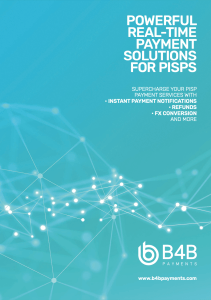 Powerful Real-Time Payment Solutions for PISPs